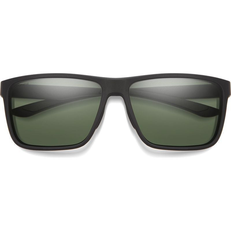 Riptide, Matte Black/Chromapop Grey Green Polarised Lenses