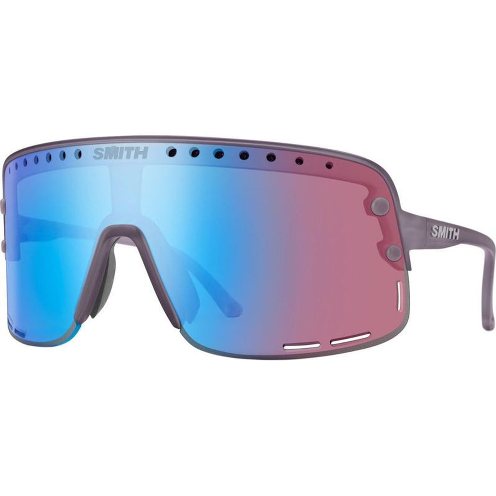Ultralite, Matte Meteorite Crystal/Chromapop Low Light Rose Blue Mirror Lenses