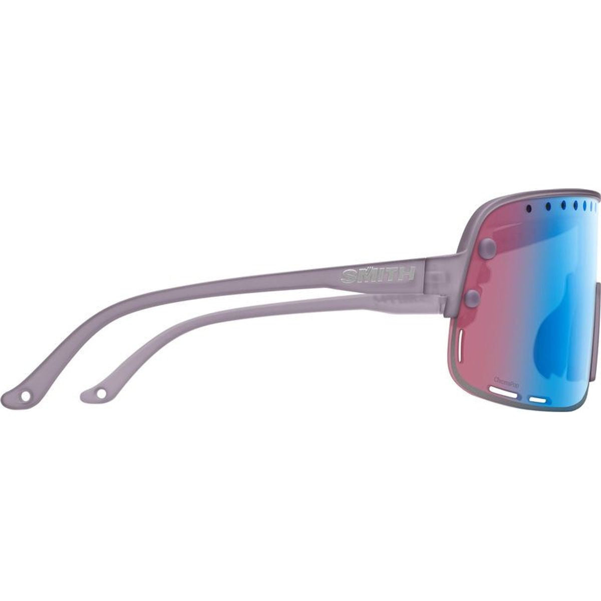 Ultralite, Matte Meteorite Crystal/Chromapop Low Light Rose Blue Mirror Lenses