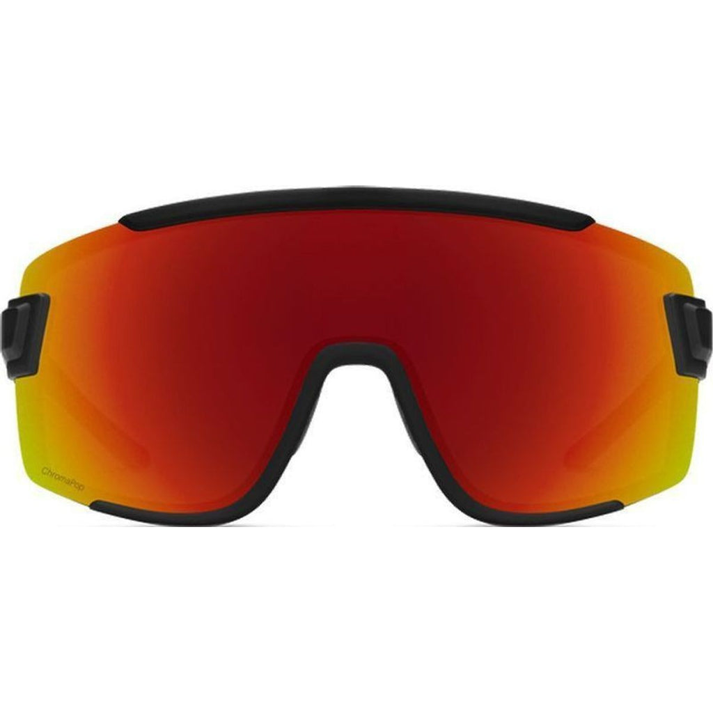 Wildcat, Matte Black/Chromapop Red Mirror Lenses