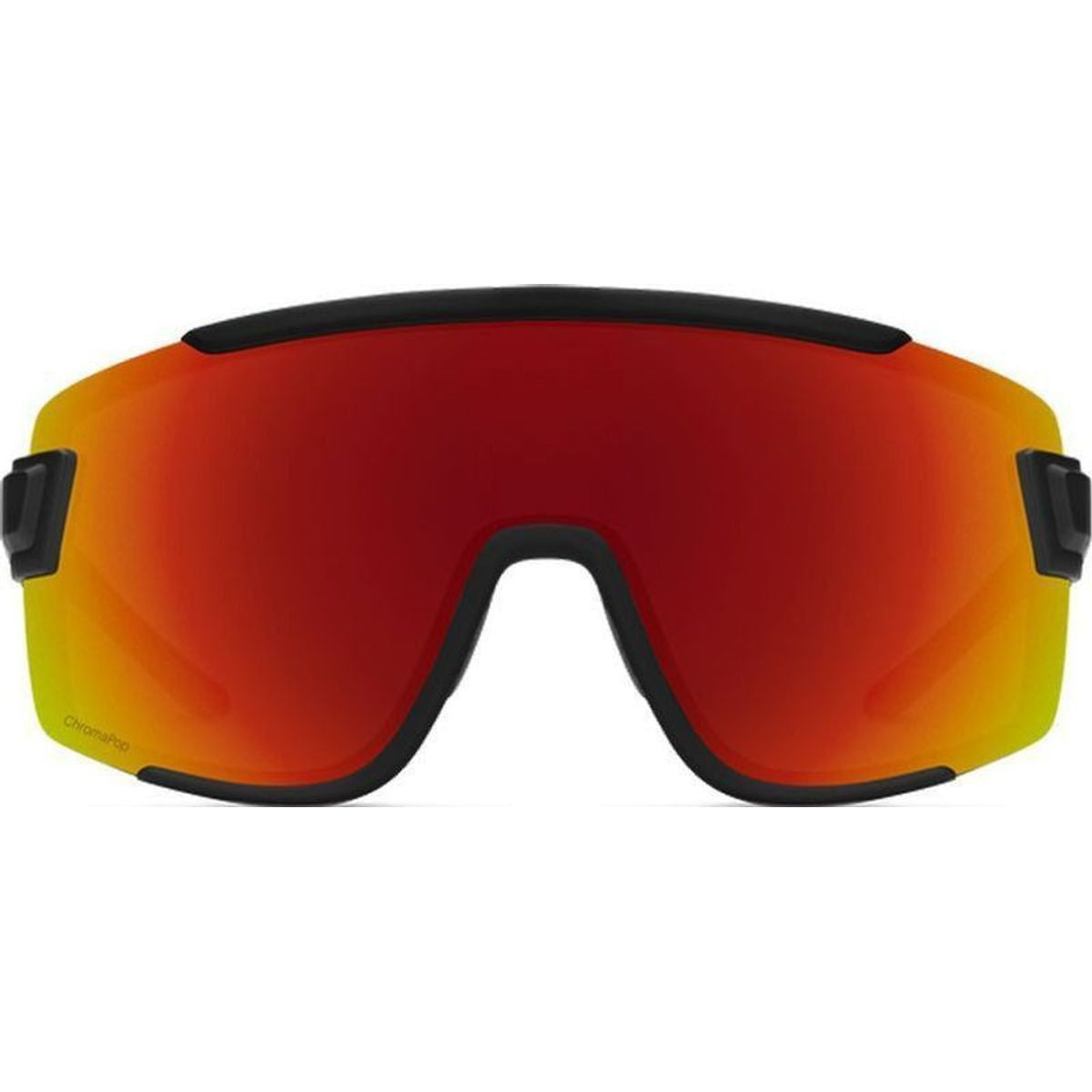 Wildcat, Matte Black/Chromapop Red Mirror Lenses