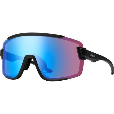 Wildcat, Matte Black/Chromapop Low Light Rose Blue Mirror Lenses