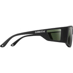 Smith Monroe Peak Matte Black Chromapop Grey Green Polarised Side