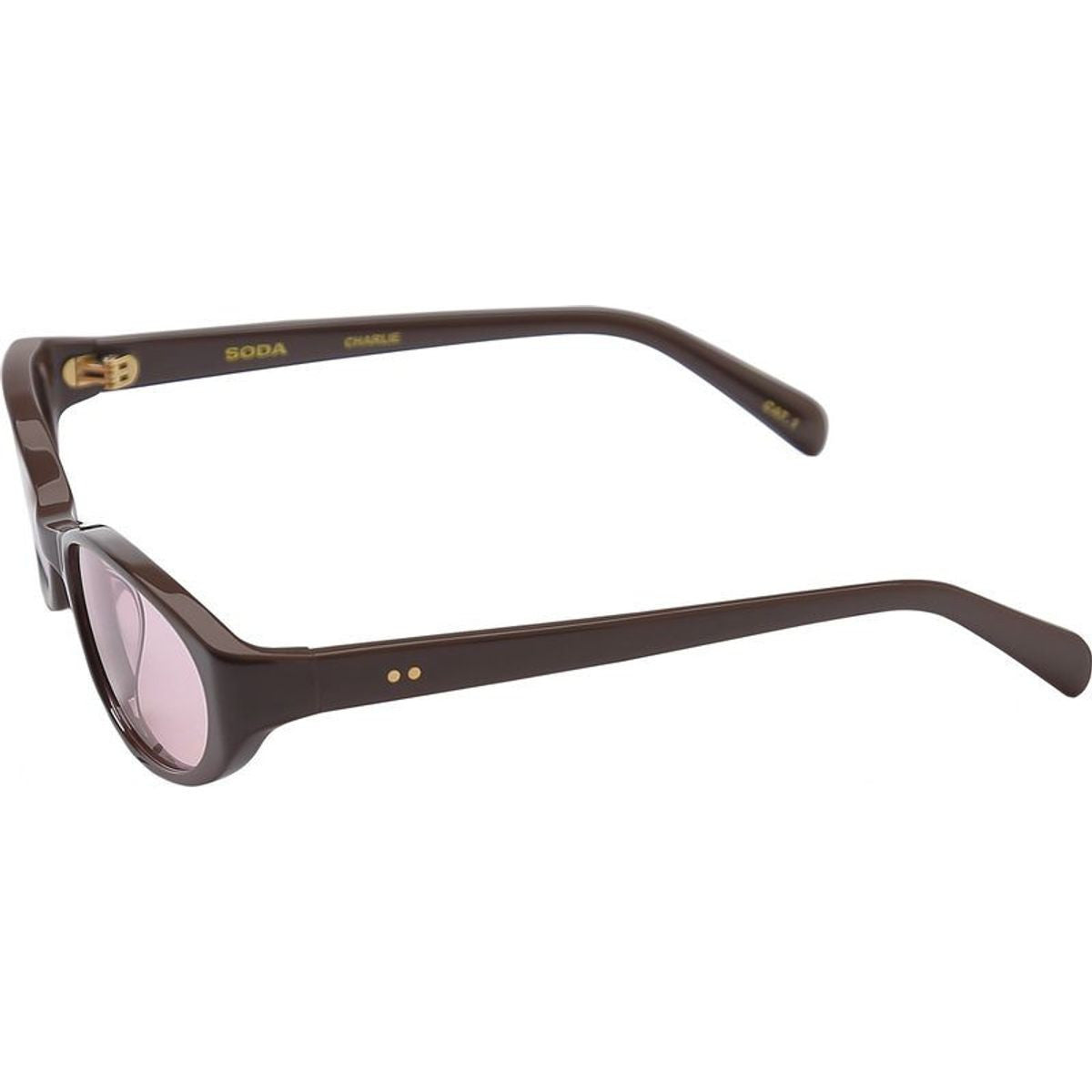 Charlie, Espresso/Pink Lenses