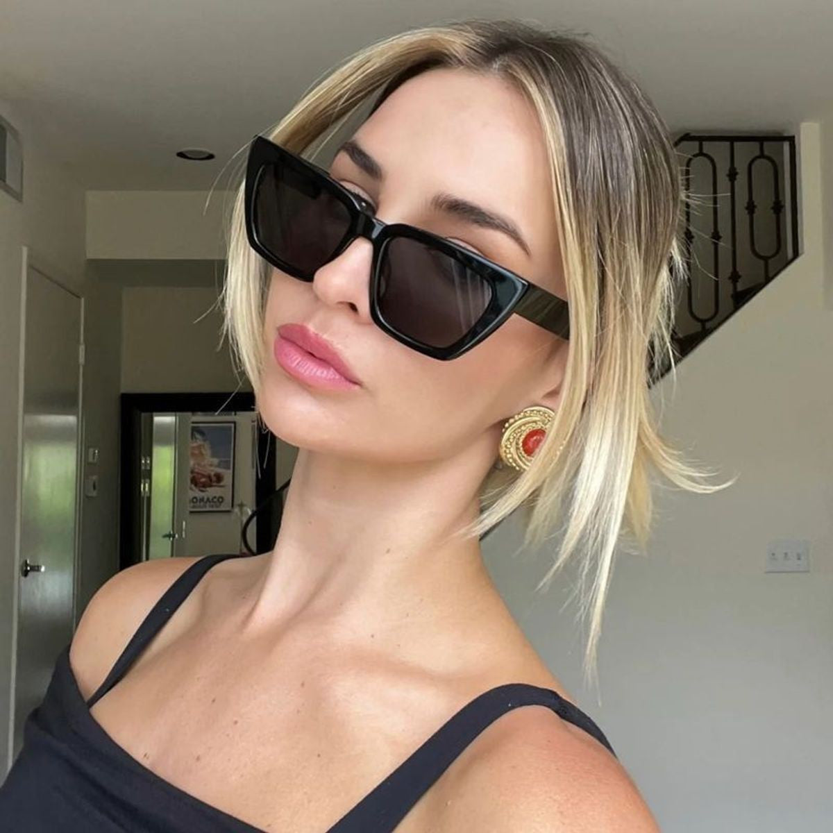 Hailey II, Black/Black Lenses