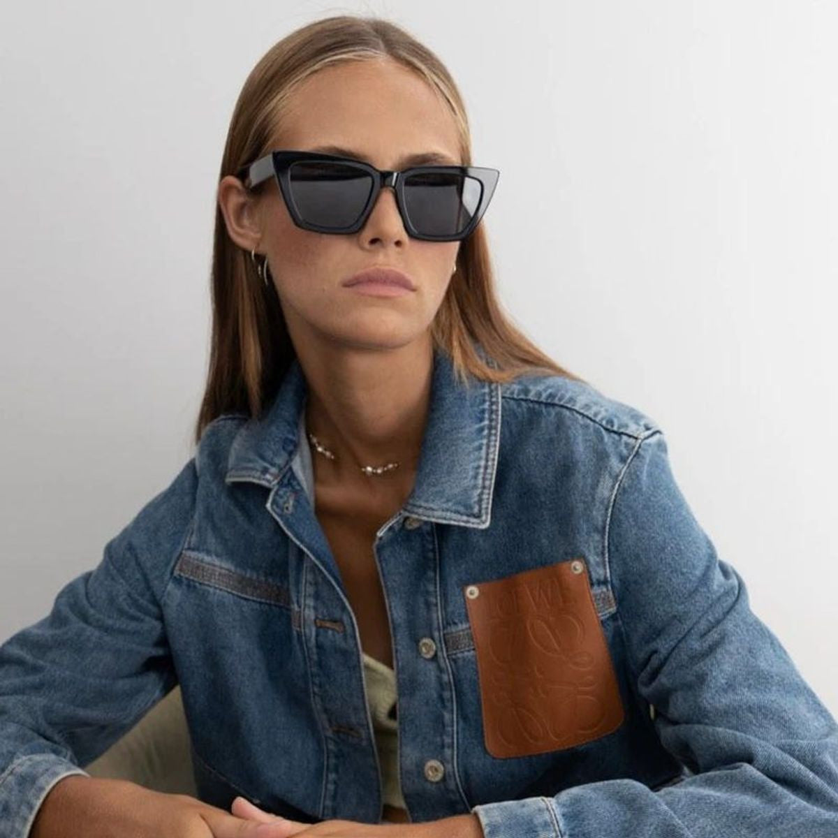 Hailey II, Black/Black Lenses