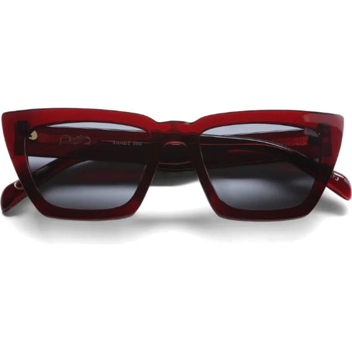 Hailey II, Burgundy/Grey Lenses