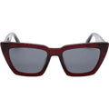Hailey II, Burgundy/Grey Lenses
