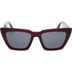 Hailey II, Burgundy/Grey Lenses