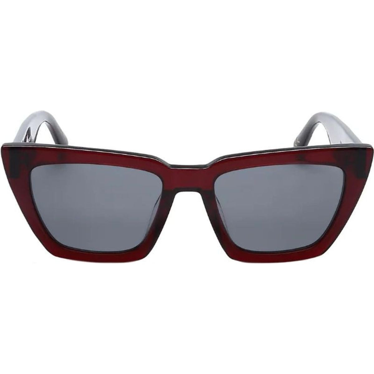 Hailey II, Burgundy/Grey Lenses