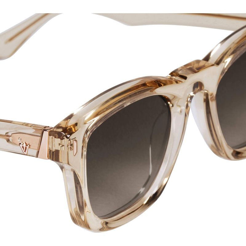 Solomon, Champagne with Rose Gold Metal Trim/Brown Gradient Lenses
