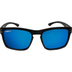 Crypto, Matte Black/Blue Mirror Glass Polarised Lenses