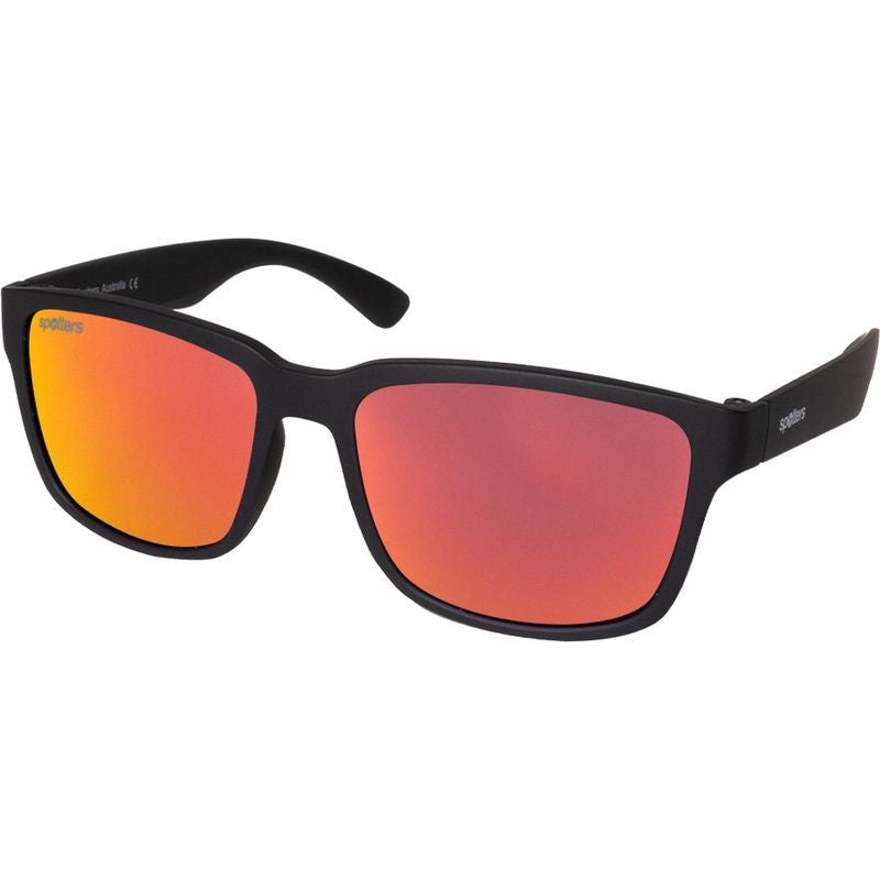 Kanga Kids, Matte Black/Red Mirror Polarised Lenses