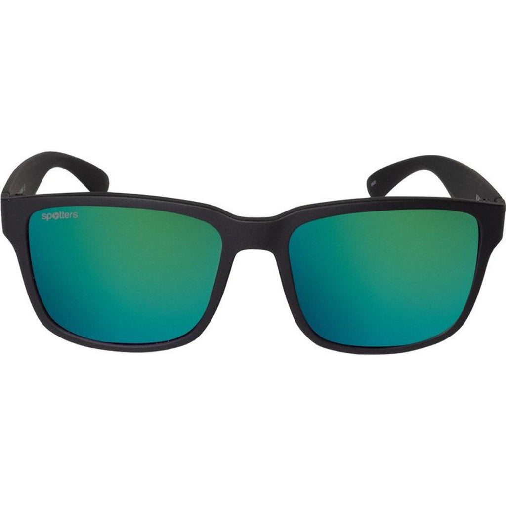 Kanga Kids, Matte Black/Green Mirror Polarised Lenses