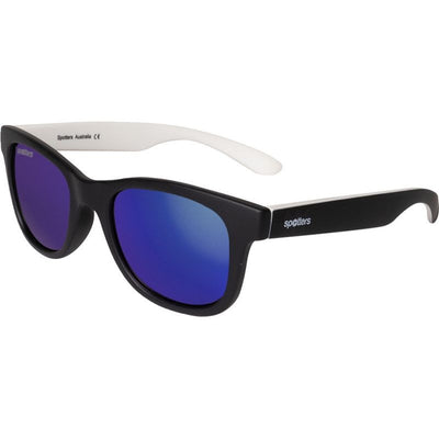 Koala Kids, Matte Black and White/Purple Mirror Polarised Lenses