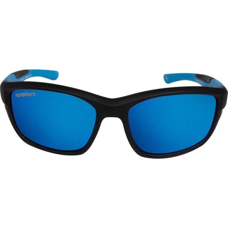 Platypus Kids, Matte Black and Blue/Blue Mirror Polarised Lenses
