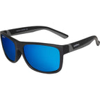 Wombat Kids, Matte Black and Grey/Blue Mirrored Polarised Lenses