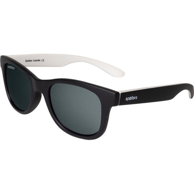 Koala Kids, Matte Black and White/Grey Polarised Lenses