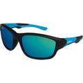 Platypus Kids, Matte Black and Blue/Green Mirror Polarised Lenses