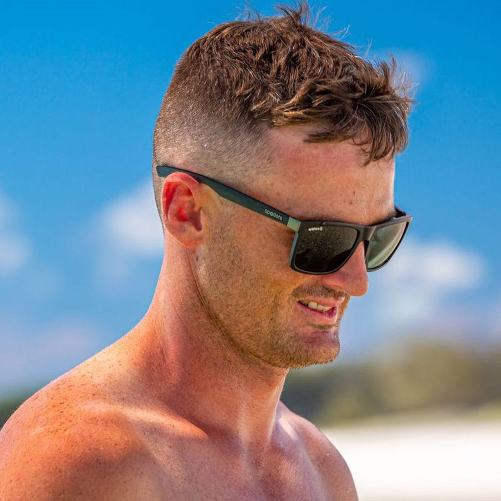 Riot, Matte Black/Carbon Glass Polarised Lenses