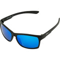 Savage, Matte Black/Blue Mirror Glass Polarised Lenses