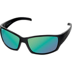 Spotters Fury Gloss Black Helix Polarised Glass Angle
