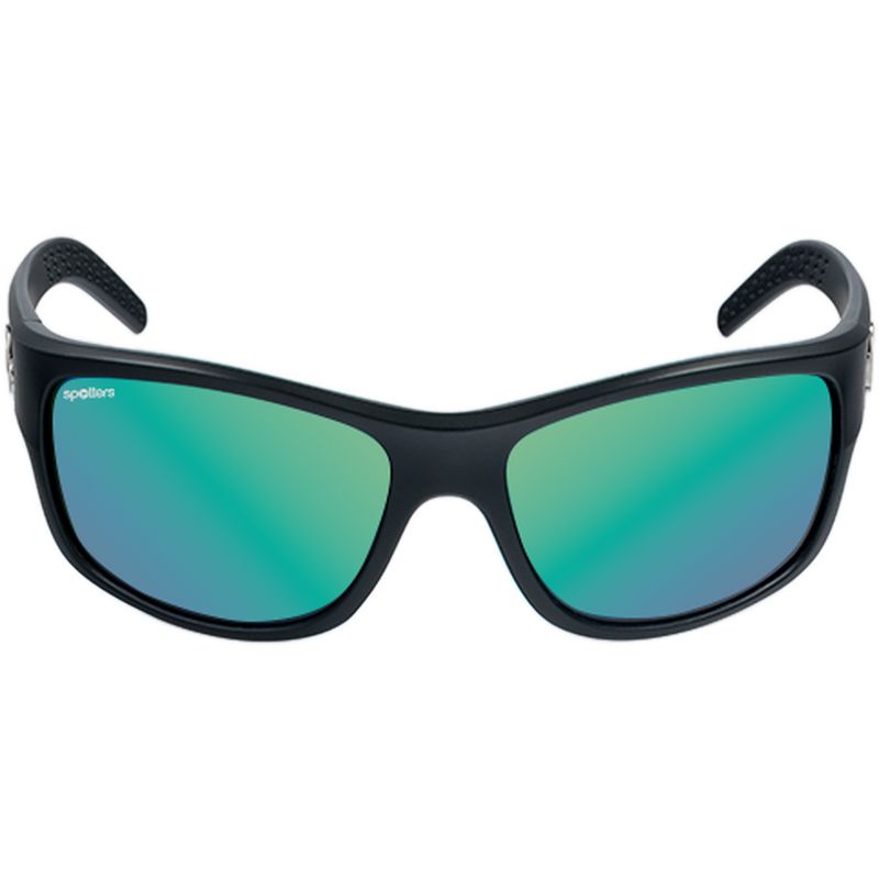 Spotters Fusion Matte Black Helix Glass Polarised Front