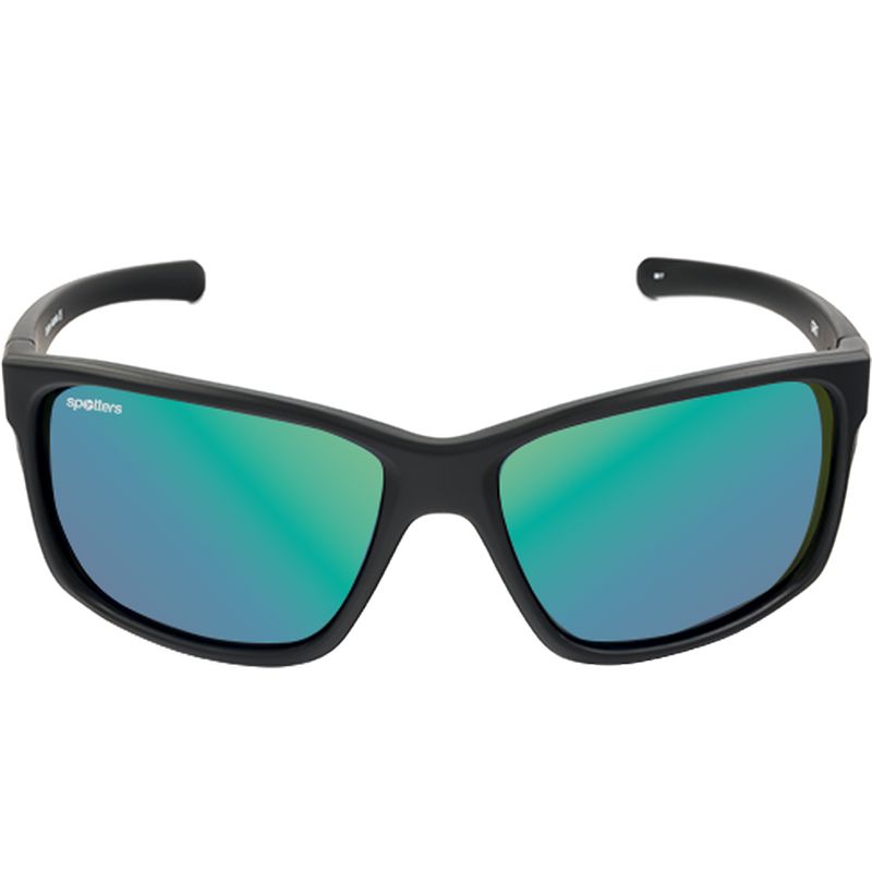 Spotters Grit Matte Black Helix Glass Polarised Front