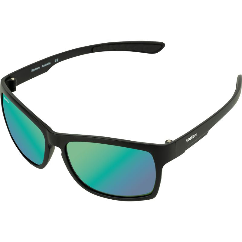 Spotters Savage Matte Black Helix Glass Polarised Angle
