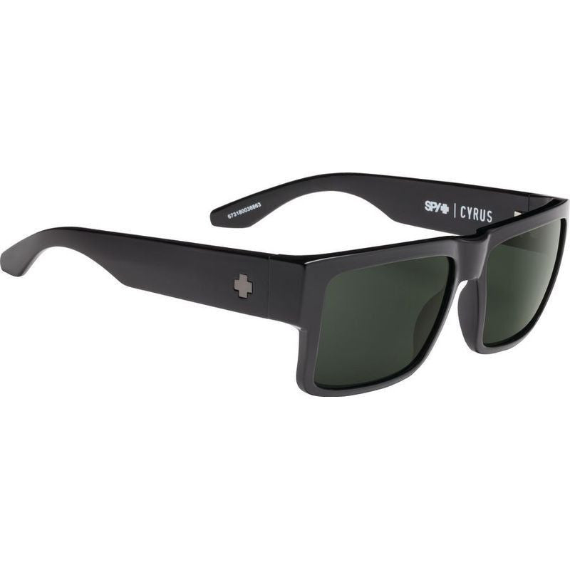 Cyrus, Black/HD+ Grey Green Lenses
