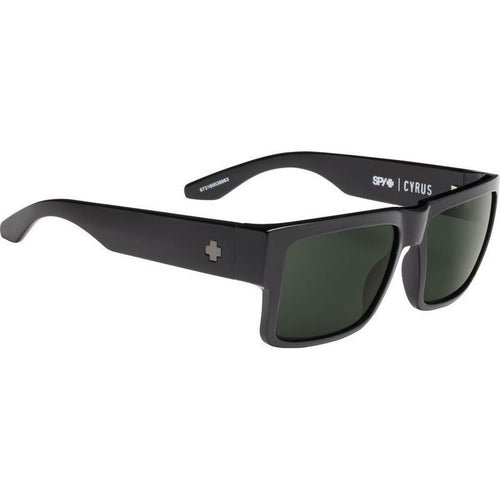 Cyrus, Black/HD+ Grey Green Lenses