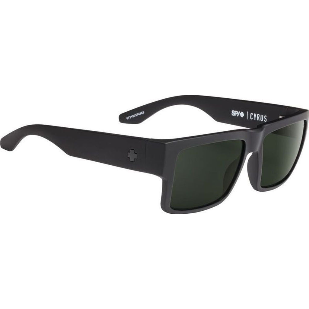 Cyrus, Matte Black/HD+ Grey Green Lenses