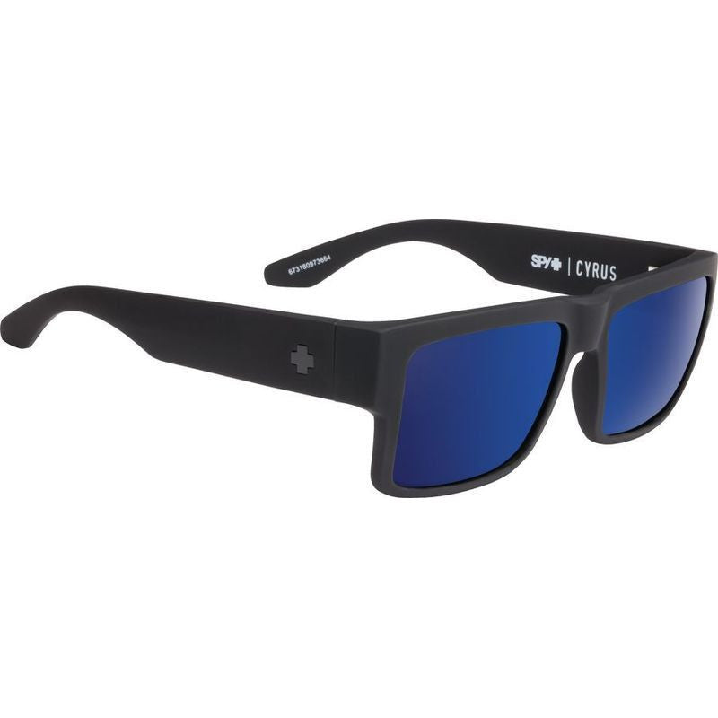 Cyrus, Soft Matte Black/HD+ Bronze with Blue Spectra Lenses