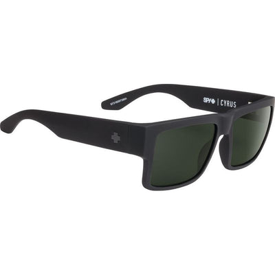 Cyrus, Soft Matte Black/HD+ Grey Green Polarised Lenses