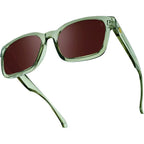 Dessa, Translucent Dusty Olive/Bronze Happy Polarised Lenses