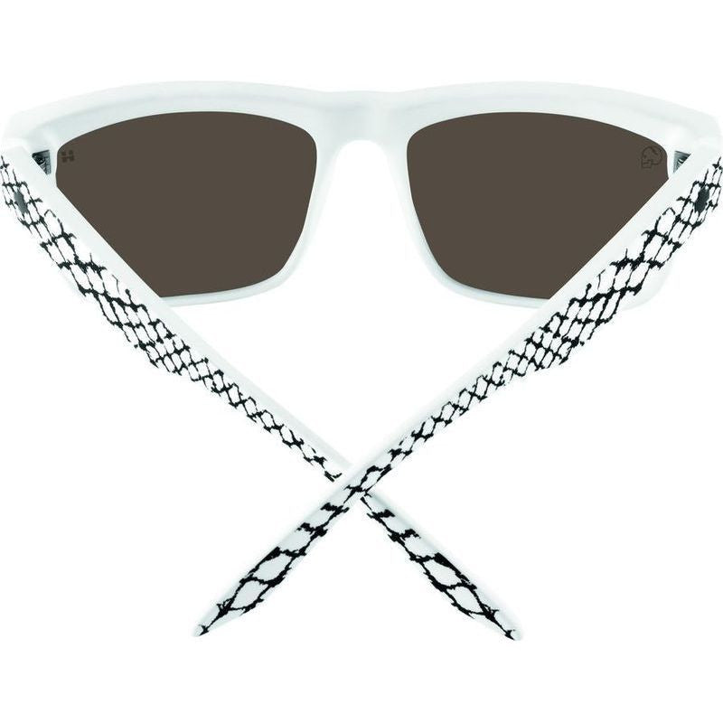 Discord, Slayco Matte White Viper/Bronze with Purple Spectra Lenses