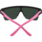 Flynn 5050, Matte Black and Pink/Light Grey Green Mirror Happy Lenses