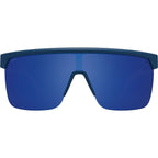 Flynn 5050, Matte Blue and White/Grey Green Blue Mirror Happy Lenses
