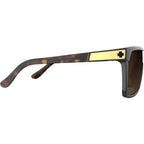 Flynn, Black and Honey Tort/Happy Dark Brown Gradient Lenses