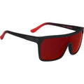 Flynn, Soft Matte Black, Red Fade/HD+ Grey Green with Red Spectra Lenses