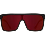 Flynn, Soft Matte Black, Red Fade/HD+ Grey Green with Red Spectra Lenses