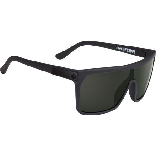 Flynn, Soft Matte Black/HD+ Grey Green Lenses