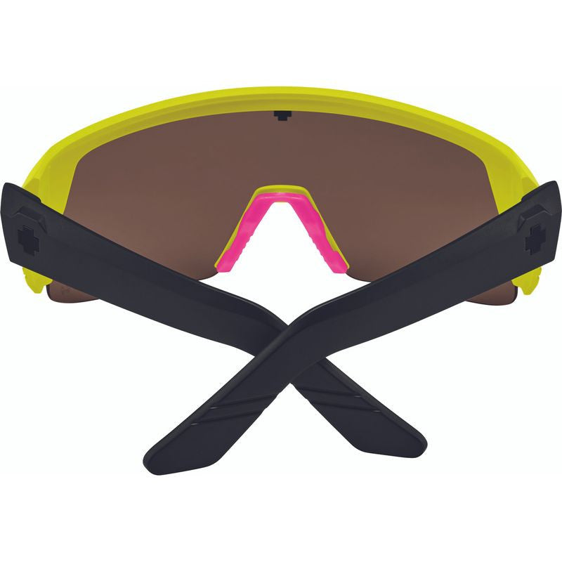 Monolith 5050, Matte Neon Yellow/Happy Bronze Purple Spectra Mirror Lenses