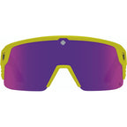 Monolith 5050, Matte Neon Yellow/Happy Bronze Purple Spectra Mirror Lenses