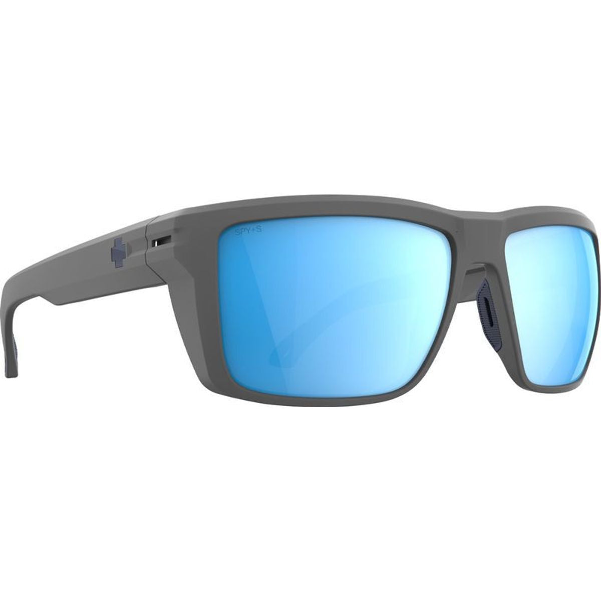 Overhaul XL, Matte Grey/Happy Boost Ice Blue Mirror Polarised Lenses