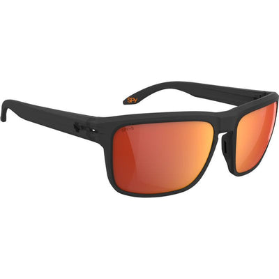 Region XL, Translucent Matte Black/Happy Boost Orange Mirror Polarised Lenses