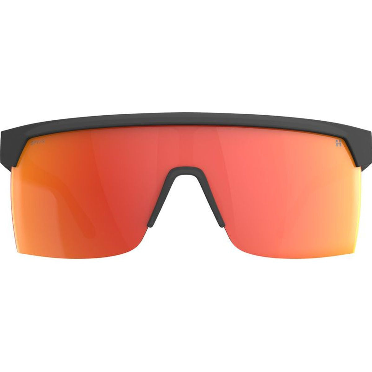 Super Flynn, Matte Black/Happy Grey Green with Orange Mirror Lenses