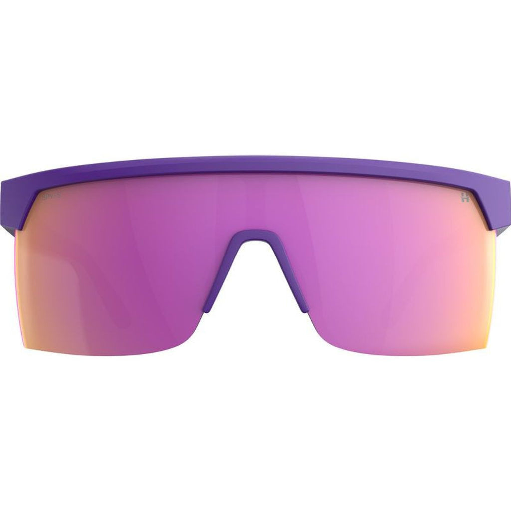 Super Flynn, Matte Purple/Happy Grey Green with Pink Mirror Lenses