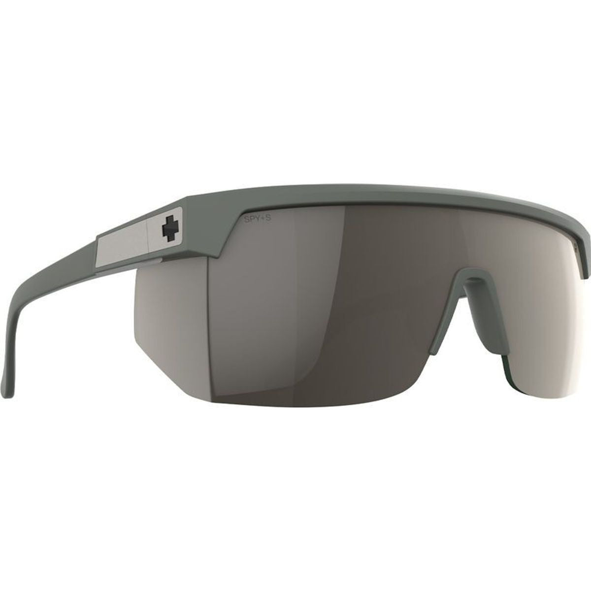 Super Flynn, Matte Olive Green/Happy Bronze with Pewter Mirror Lenses