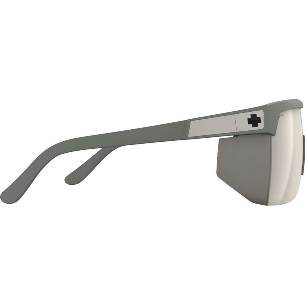 Super Flynn, Matte Olive Green/Happy Bronze with Pewter Mirror Lenses